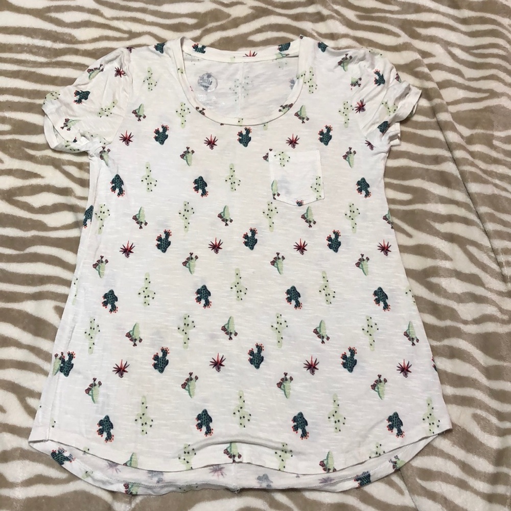 Cactus print maurices 24/7 tee